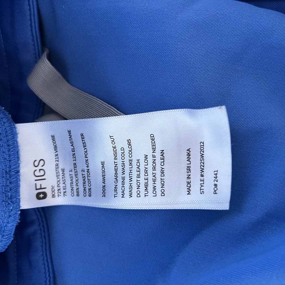 Figs Blue Scrub Set - Picture 4 of 6